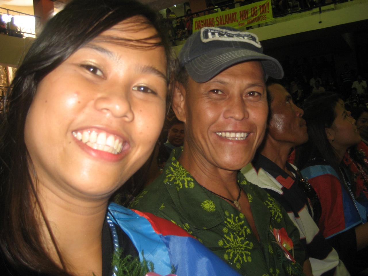 Harlyn et Eugène ..son papa