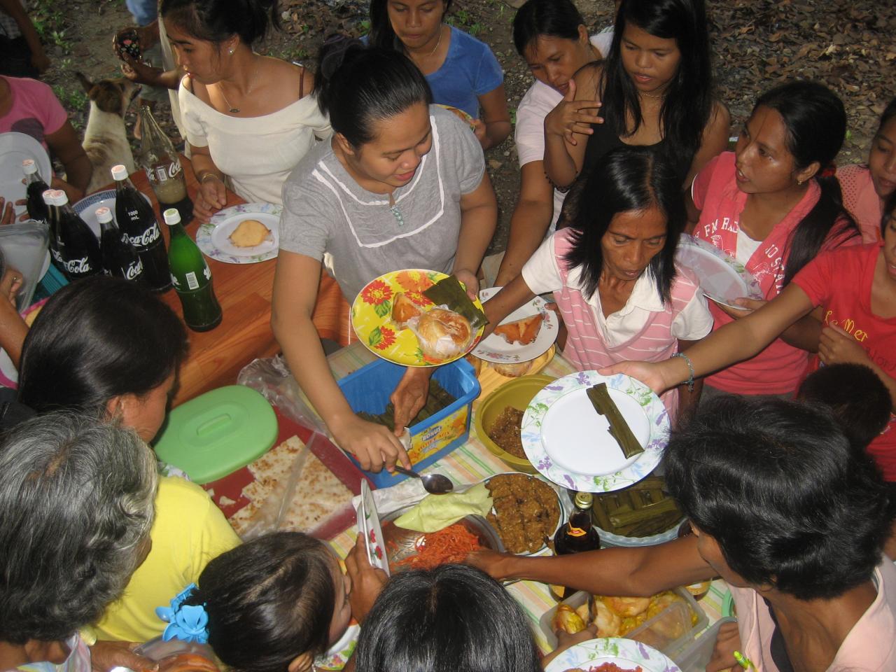 Chacun avait préparé un plat traditionnel