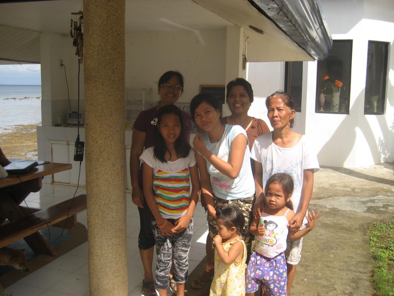 Maria Luz ,sa maman et la directrice école