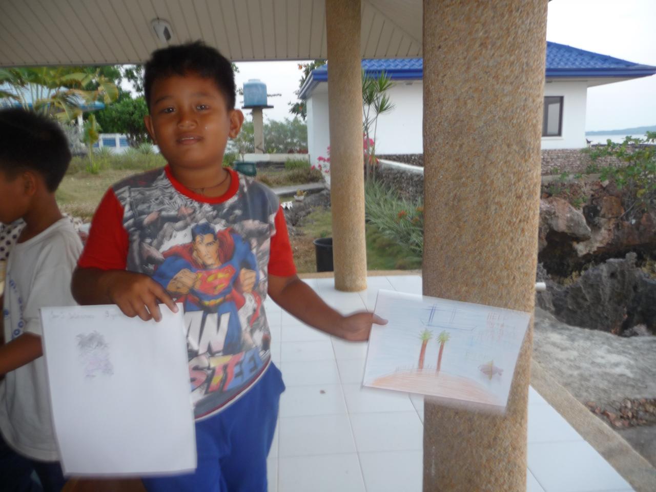 Géo, Echange de dessin Ecole Mousterlin- Village Looc