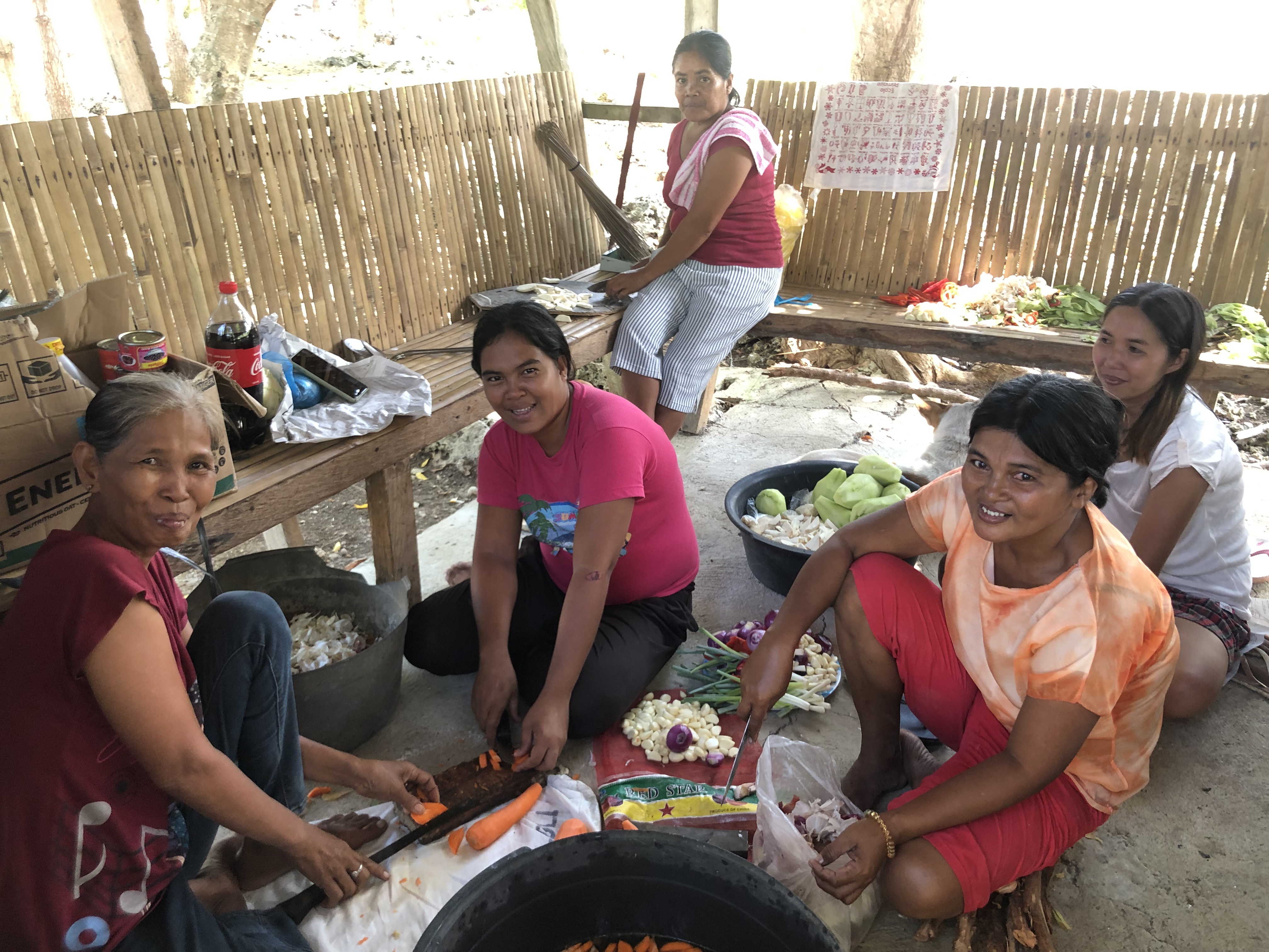 Préparatin du repas Anniversaire