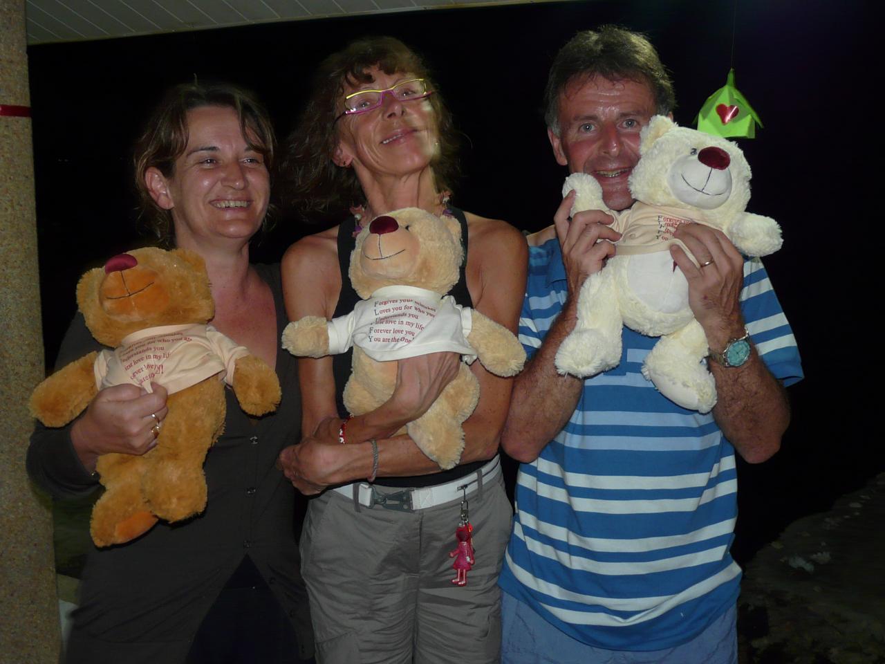 sans rancune !les filles nous ont offert un doudou
